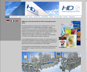 hdg-packaging.com: Verpackungsmaschine - Verpackungsmaschinen (Beutelherstellmaschinen) oder Siegelrandbeutelmaschinen
Verpackungsmaschine von HDG Verpackungsmaschinen GmbH  wir haben Siegelrandbeutelmaschinen,  Beutelherstellmaschinen oder Beutelverpackungsmaschinen. Unsere Produkte sind Siegelrandbeutel, Doypack und Standbodenbeutel sowie Doppelbeutel mit Zippverschluss (Zipper). Unsere Beutelfüllmaschinen befühlen Konturbeutel. Die Verpackungsanlagen (Schlauchbeutelmaschinen) haben Microdosierer.