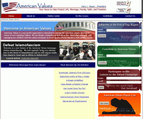 ouramericanvalues.org: American Values - Gary L. Bauer, President
