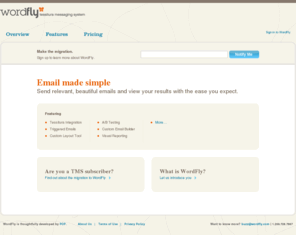 wordfly.com: Home : WordFly : Tessitura Messaging System
