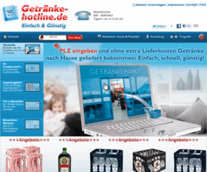 getraenkehotline.de: Getraenkehotline.de - Getränke online bestellen in 5 Minuten
Die Seite für Online-Getränke-Bestellungen!