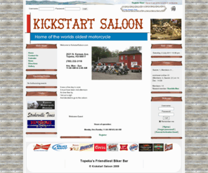 kickstartsaloon.com: Kickstartsaloon.com: Welcome Guest
Topeka's friendliest Biker Bar