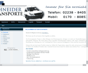 schneidertransporte.com: Schneider
Transport, Kleintransport, Kleintransporte, Kurierfahrten, Sonderfahrten