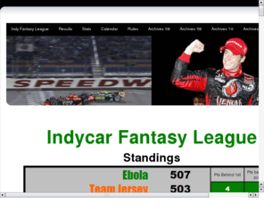 indycarfantasyleague.com: Indycar Fantasy League
A private Indycar Fantasy League which welcomes guests to watch and comment and chat during live Indycar races.