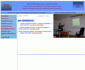 loukam.net: Accueil
mourad LOUKAM Website 