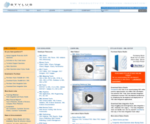 xmlquerystudio.com: Stylus Studio – XML Editor, XML Data Integration, XML Tools, Web Services and XQuery
The Stylus Studio XML Editor is an innovative XML IDE providing advanced XML development tools for XML, XSL, XSLT, XML Schema, DTD, SOAP, WSDL, SQL/XML, XML mapping, Web services and XQuery, simplifying XML data integration.