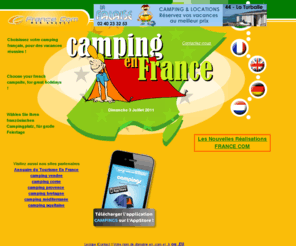 camping-plages.com: camping france a la recherche de campings campsites campingplatz frankreich frankrijk
camping en france pour trouver et visiter le terrain de vos futures vacances