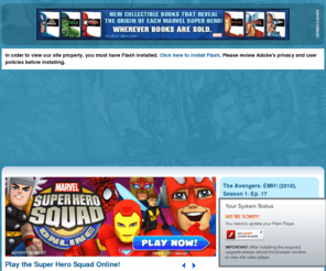 marvelkids.net: Marvel Kids: The Official Site - Iron Man, Spider-Man, Hulk, X-Men, and Wolverine Games, Comics, and Videos | Marvel Kids Home | MarvelKids.com
MarvelKids.com offers exciting Marvel videos, games, comics, cartoons, puzzles, and more for the entire family. 