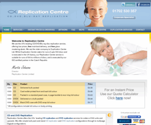 replicationcentre.co.uk: DVD Replication, CD Replication, DVD Printing, Digipak, Digipack
Replication Centre is the UK's market leader for CD, DVD, Blu-ray disc replication, on body printing, inlay cards and disc materials, and cases