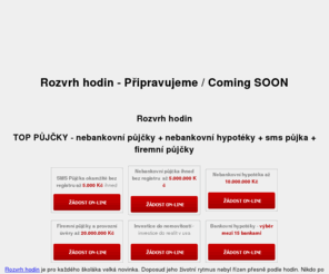 rozvrh-hodin.cz: Rozvrh hodin - Připravujeme / Coming SOON  - PiXOLO
Rozvrh hodin