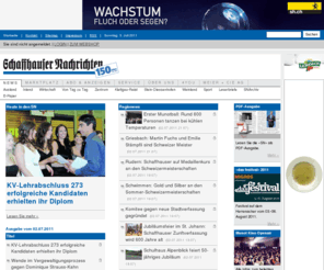 shn.ch: Schaffhauser Nachrichten - Schaffhauser Intelligenzblatt - Die Nummer 1 der Region
Schaffhauser Intelligenzblatt - Die Nummer 1 der Region.