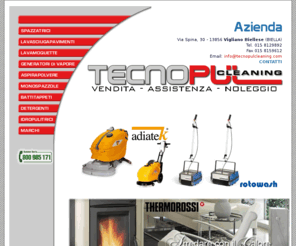 tecnopulcleaning.com: TECNOPUL Cleaning - Macchine per l’igiene e la pulizia
Biella, noleggio, vendita, assistenza, Rotowash, Ghibli, Turbolava, Fimap, Adiatek, Sutter, Capitani, Lindhaus, Portotecnica, Eureka, Unger, Floorwash, Saimac