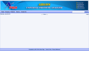 x-protocol.com: XPro Home Page >   Home
Protocol Analysis Software Solutions