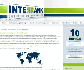 interrank.com: Interrank, Suchmaschinenmarketing (SEO, SEM) Internetvertrieb,
Spezialist für Internetvertrieb via Suchmaschinenmarketing SEO und SEM