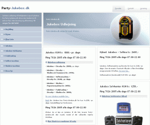 jukebox-udlejning.dk: Jukebox udlejning: Party-jukebox.dk udlejning af jukebox til fest på hele Sjælland
Jukebox udlejning til enhver form for fest. Lej en jukebox til din fest hos Party-jukebox.dk