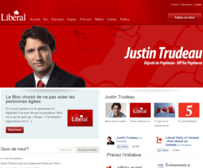 justin.ca: Justin Trudeau | Candidat libéral dans Papineau
Discover the Liberal Party of Canada—Meet Michael Ignatieff & find out what we stand for. Check out the blog, photos, video, TV ads, our MPs, candidates & more.