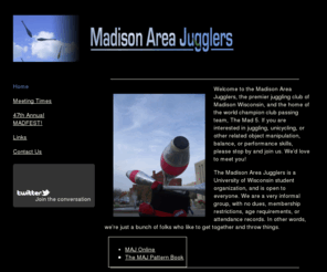 madjugglers.com: Madison Area Jugglers
Madison Area Jugglers