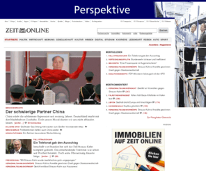 zeit.de: ZEIT ONLINE | Nachrichten, Hintergründe und Debatten
Aktuelle Nachrichten, Kommentare und News aus Politik, Wirtschaft, Gesellschaft, Kultur, Wissen, Digital, Karriere, Lebensart, Reisen, Auto und Sport.