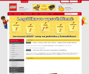 legacek.cz: LEGO stavebnice, DUPLO, LEGO náhradní díly - Legáček.cz
Nabídka stavebnic LEGO a dalších hraček, bazar, diskuze a soutěže.