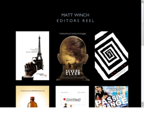 mattwinch.net: MATT WINCH
MATT WINCH EDITORS REEL