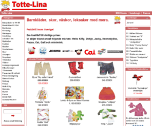 totte-lina.com: Barnkläder och babykläder till barn i åldrarna 0-10 år. Totte-Lina
Totte-Lina säljer barnkläder och babykläder till barn i åldrarna 0-10 år. Hög kvalitet till bra priser.