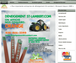 deneigementstlambert.com: Déneigement St-Lambert
Plus importante entreprise de déneigement St-Lambert / Brossard