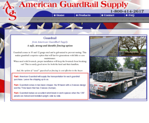 usedguardrail.com: American GuardRail Supply
American Guard Rail Supply offers new and used guard rail to central Ohio and surrounding states to act as a fencing solution ideal for livestock and other heavy duty fencing needs.