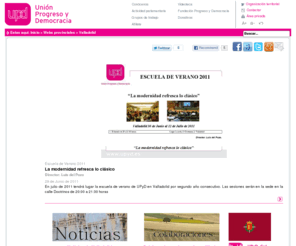 valladolidmagenta.es: UPyD Valladolid | Valladolid Magenta
UPyD Valladolid | Página especial de campaña de Unión, Progreso y Democracia en Valladolid. Únete a la Marea Magenta.