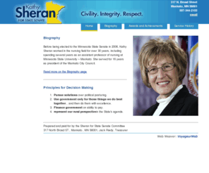 kathysheran.com: Kathy Sheran for State Senate: Welcome
Kathy Sheran for Minnesota State Senate