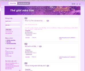 thegioimautim.com: Thế giới màu tím
