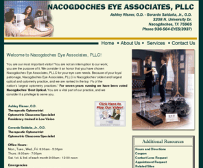 visionsource-nacogdocheseyeassociates.com: Nacogdoches Eye Associates, PLLC -- Ashley Risner, O.D. and Gerardo Saldana, Jr. O.D.
