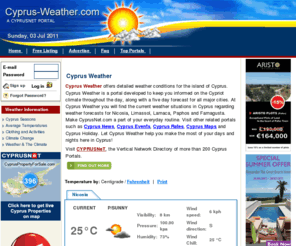 cyprus-weather.com: Cyprus Weather
Cyprus Weather and Cyprus Weather Forecast.
