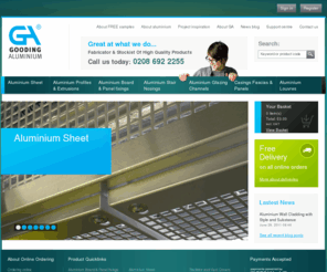 goodingalum.co.uk: Aluminium Profiles | Aluminium Sheets | Anodised Aluminium | Aluminium Extrusions From Gooding Aluminium
Gooding Aluminium - online supply of aluminium products and materials