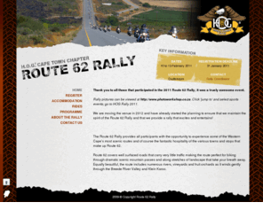 route62rally.co.za: Route62
Route Rally 62 - Cape Town Harley-Davidson Owners Group