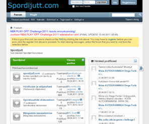 spordijutt.com: Spordijutt
This is a discussion forum powered by vBulletin. To find out about vBulletin, go to http://www.vbulletin.com/ .