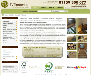 svtimber.com: Derbyshire timber merchant | SV Timber, Ilkeston, Derbyshire timber merchant | Ilkeston, Derbyshire timber supplies: Timber Doors, Timber Decking, Timber Fencing
Derbyshire Timber Merchant - SV Timber, Ilkeston, Derbyshire. SV Timber Ltd is a vibrant, exciting and forward thinking independent specialist timber merchant, based in Ilkeston, Derbyshire.