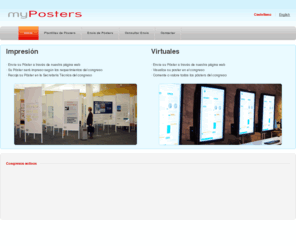 myposters.net: myPosters
Impresión de pósters y exposición virtual para congresos