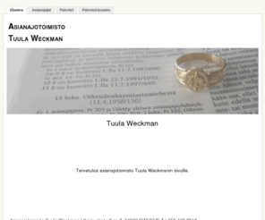 weckmanlaw.com: Asianajotoimisto Tuula Weckman - Etusivu
