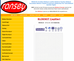 bloknotornekleri.com: Bloknot | Bloknot Basımı | Tek Renk Bloknot Baskı | Çok Renkli Bloknot 
Baskı Bloknot Örnekleri
Firmamız tek renk ve çok renkli bloknot üretimi yapmaktadır. Bloknot basımı. Tek renk ve çok renkli bloknot modellerimiz. Bloknot baskı fiyatları için tıklayınız.