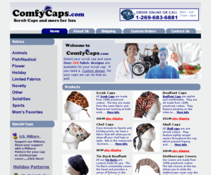 comfycaps.com: Scrub Cap - Find your caps here and save.
ComfyCaps.com offers your scrub cap in many styles.  Get your scrub cap and more for less.