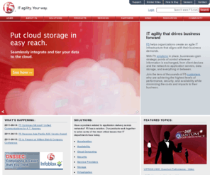 f5-networks.biz: F5 - IT Agility that drives business forward
As the global leader in Application Delivery Networking, F5 Networks is focused on ensuring the secure, reliable, and fast delivery of applications.