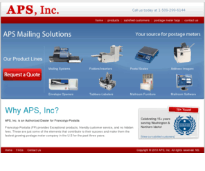 apssys.com: APS Inc. Postal Meters
Postal Meters, FP, Ultimail, Leader in Postal Meters, 