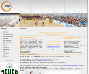 cux-beach.de: Offizielle Homepage des Beachsportclub Cuxhaven e.V.
