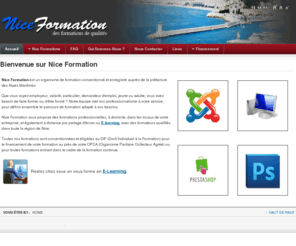 nice-formation.com: Page Accueil
Joomla! - le portail dynamique et système de gestion de contenu