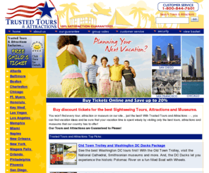 Trusted Tours And Attractions Coupons, Sales & Promo Codes Join us as we tour through the most popular travel destinations in the United States and blog about popular attractions and things to do.