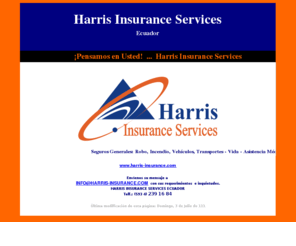 harris-insurance.com: Harris Insurance Services - Ecuador
Convierta sus grupos de trabajo en verdaderos Equipos de Trabajo, comprometidos y orientados a las metas, Equipos con Liderazgo