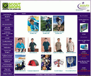 scoutshops.com: Scout Uniform, camping, tents, cubs, scouts, beaver, adventure clothing - Scout Shops
The official Scout website for all your Scouting and Camping needs plus Gilwell Park awards and i Scout clothing.  All profits are returned to Scouting.