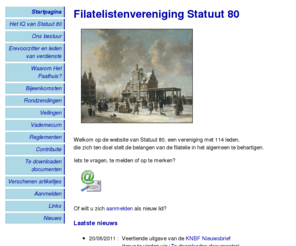 statuut80.nl: Filatelistenvereniging Statuut 80
