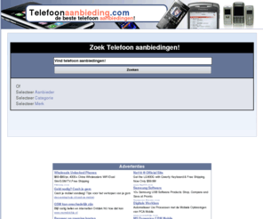 telefoonaanbieding.com: De beste telefoon aanbiedingen van alle merken en providers!
De grootste verzameling van telefoon gerelateerde producten in Nederland! Vind jouw product en vergelijk de prijzen, van telefoons tot accessoires.