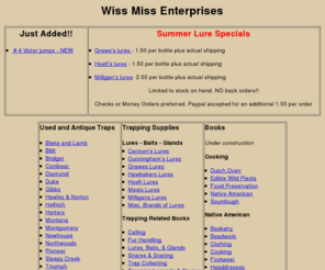 wissmiss.com: Wiss Miss Enterprises
