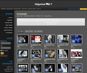 izliyorsun.net: izliyorsun.Net | izlemenin en keyifli yolu...
izliyorsun.net video klip sitesidir 2010 yılından beri sizlerle video izleyip klip paylaşıyoruz 2011 yılının en yeni klipleri şarkıları sitemizden izleyip dinleyebilirsiniz.